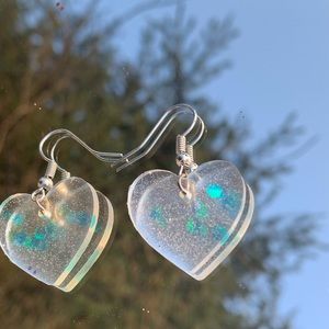 heart earrings
